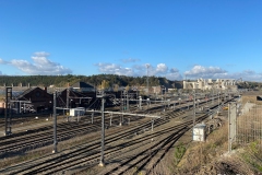 Vue sur la gare et sur la carrière